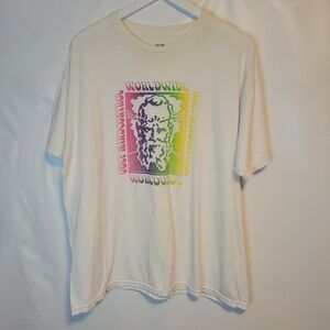 Obey Cream Mind Control Worldwide Portrait Tee
